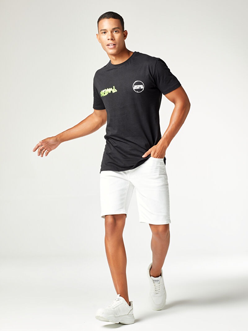 Skinny Fit Erkek Şort
