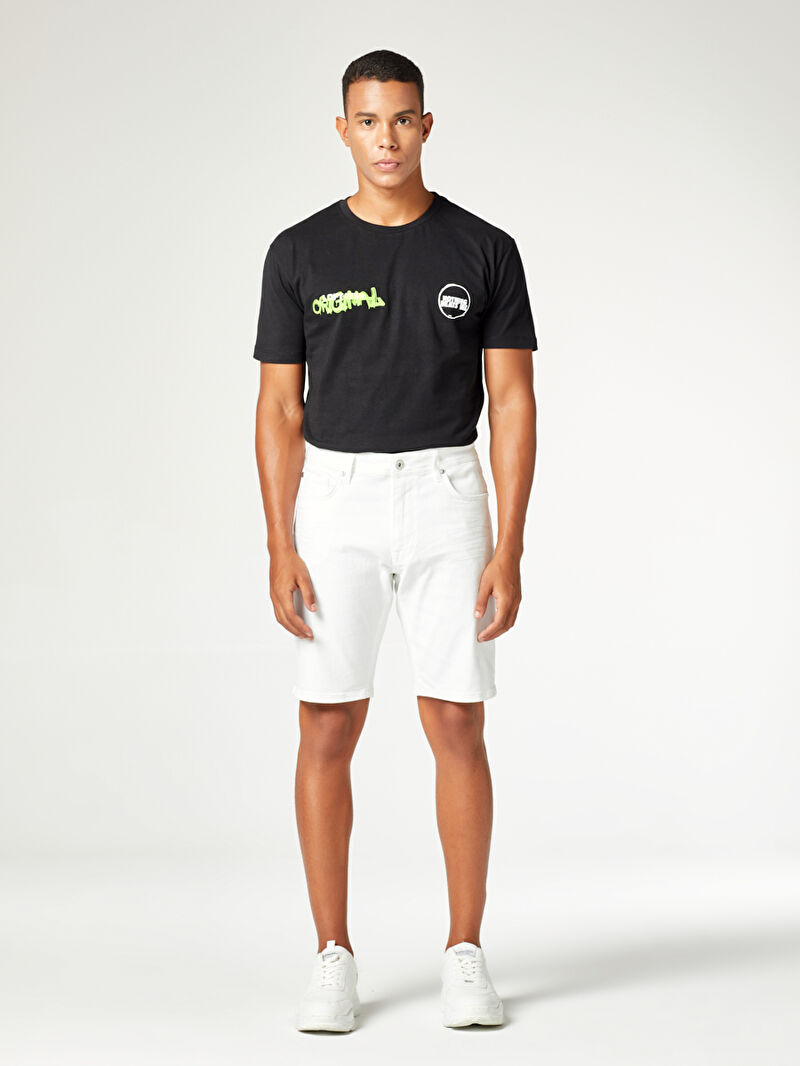 Skinny Fit Erkek Şort