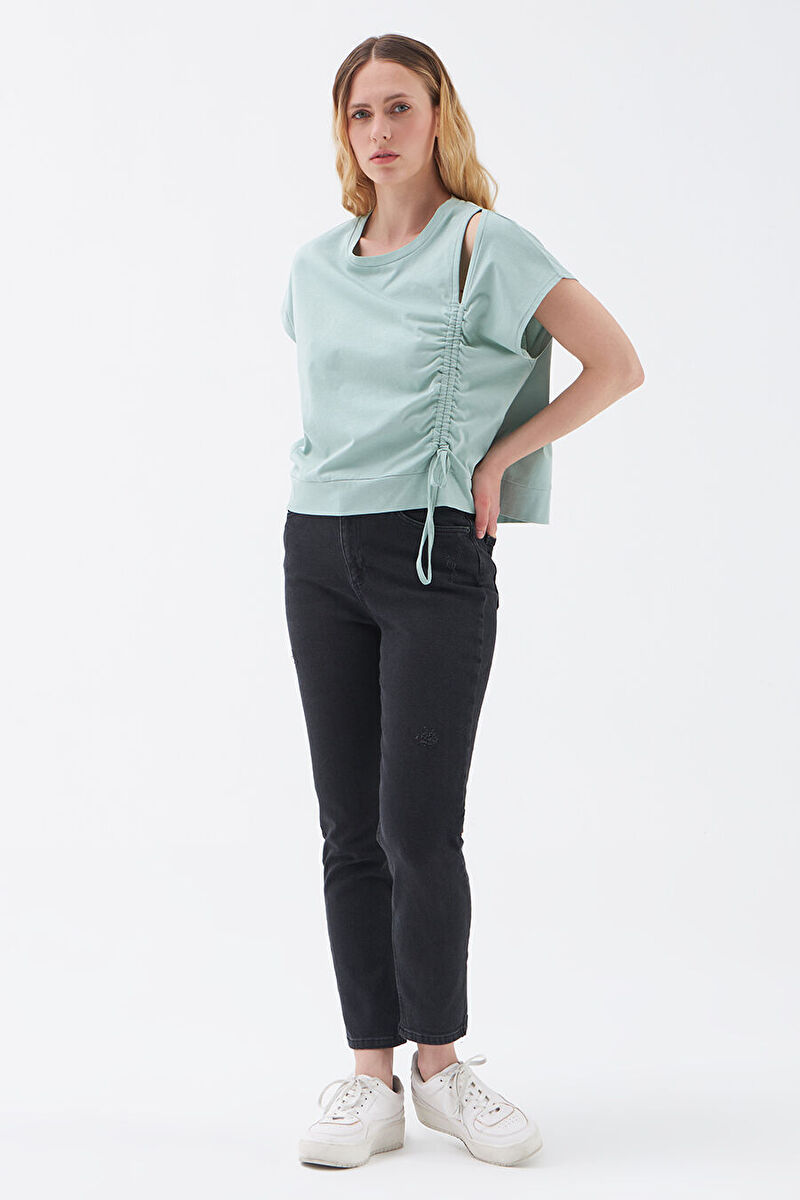 Loose Fit Kadın Tshirt K.kol
