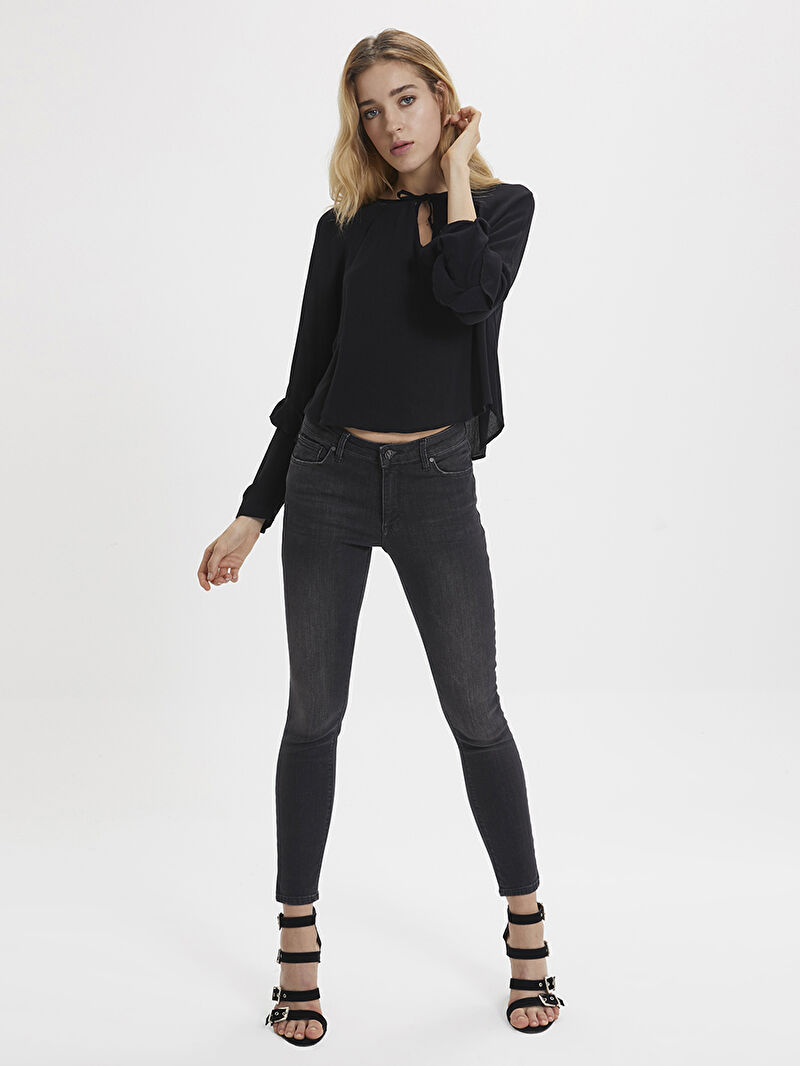 Regular Fit Kadın Bluz U.kol