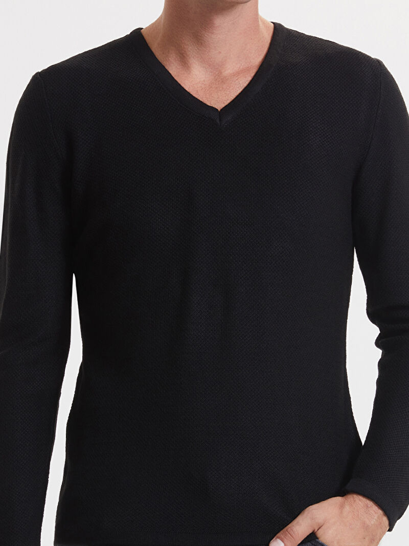 Slim Fit Erkek Kazak