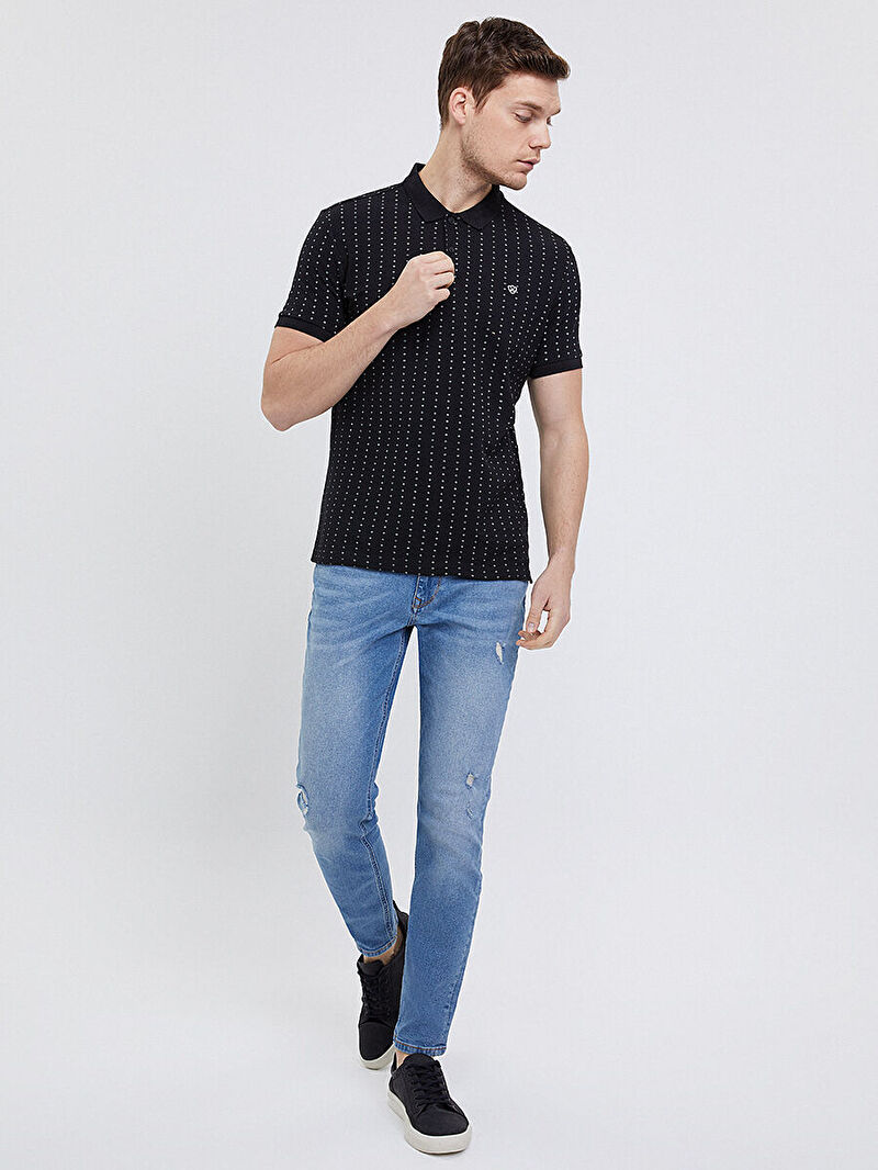 Slim Fit Erkek Polo K.kol