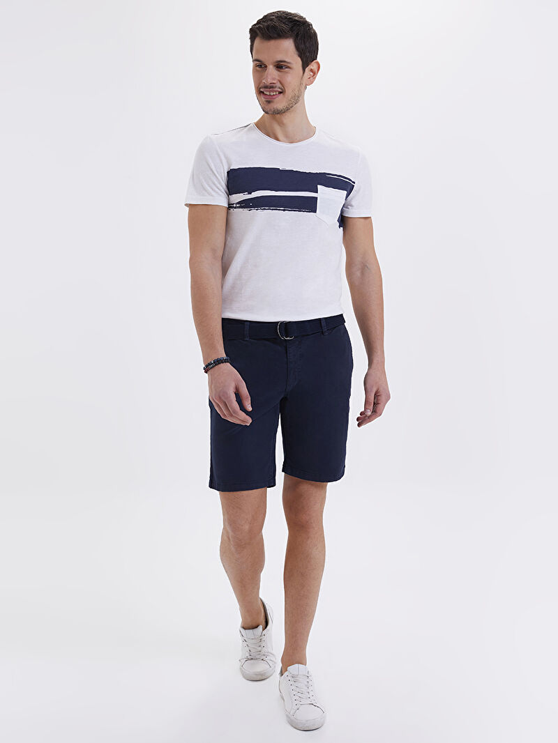 Slim Fit Erkek Şort