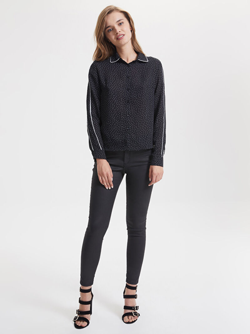 Regular Fit Kadın Gömlek U.kol