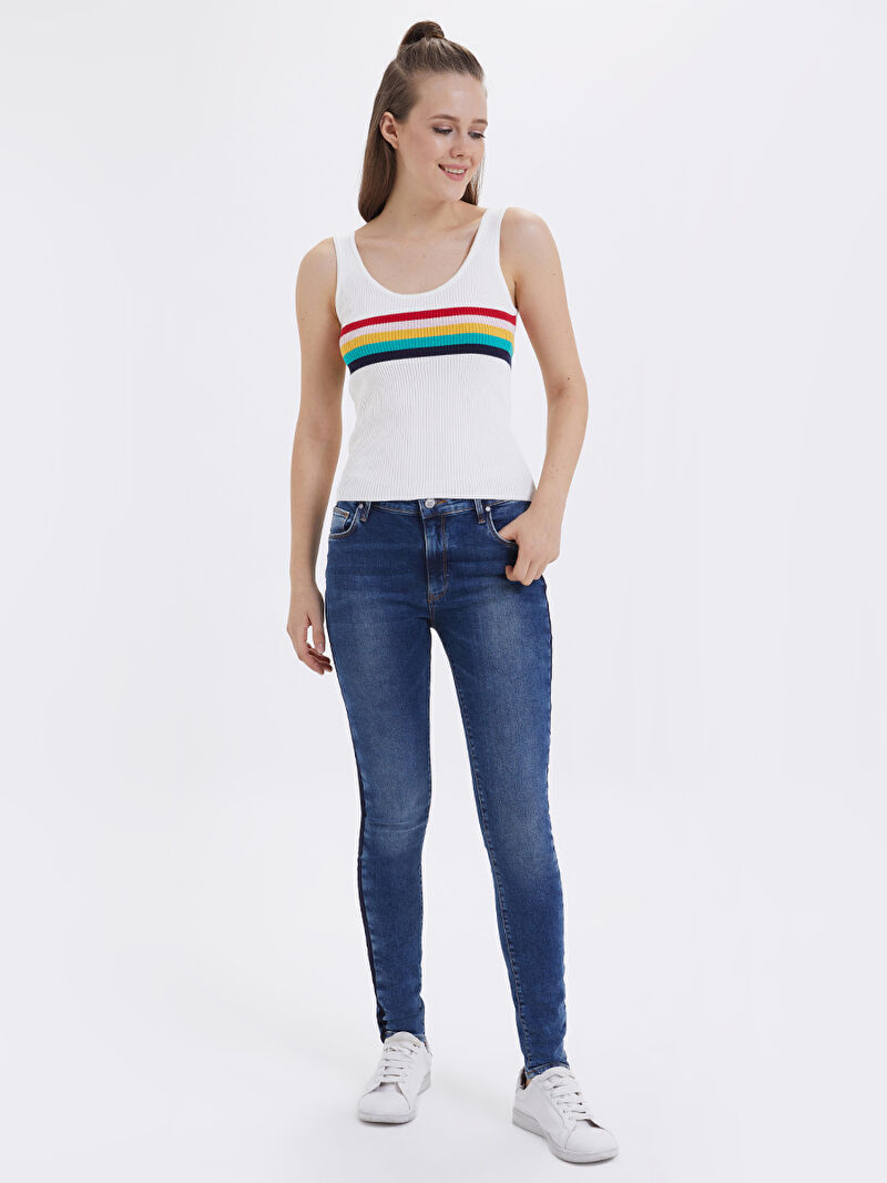 Nicole Skinny Fit Kadın Pantolon