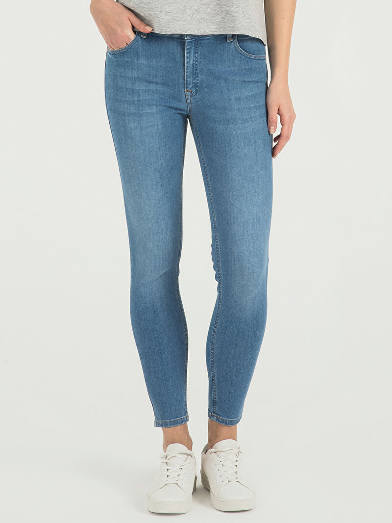 Nicole Skinny Fit Kadın Pantolon