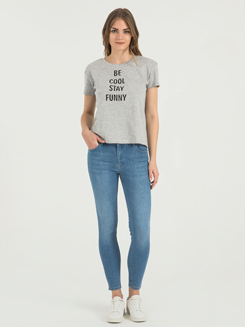 Nicole Skinny Fit Kadın Pantolon