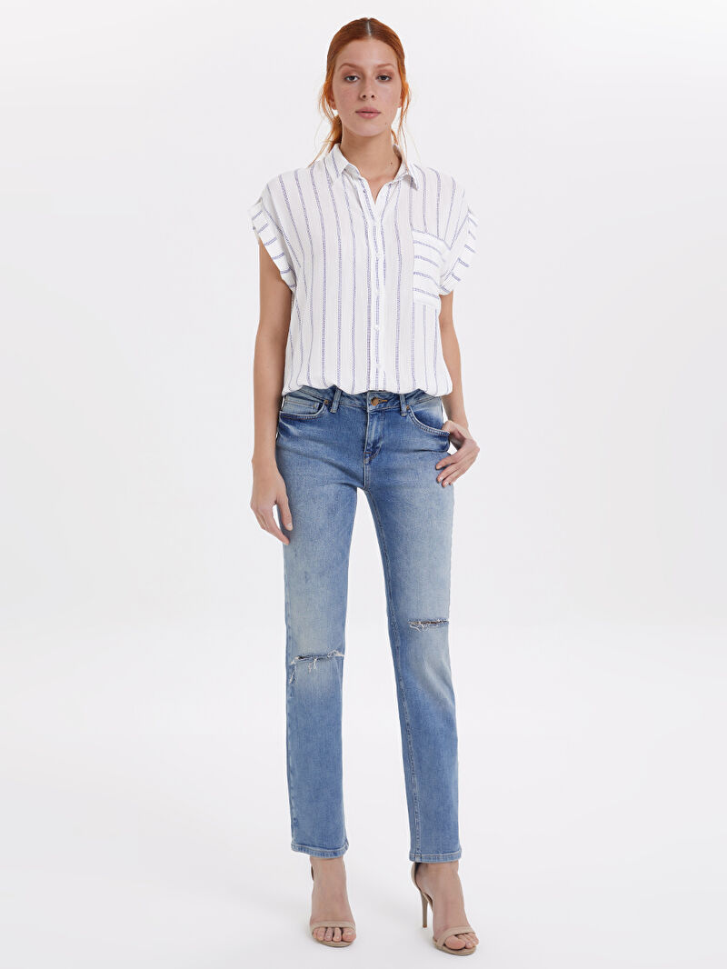 Cady Slim Fit Kadın Pantolon