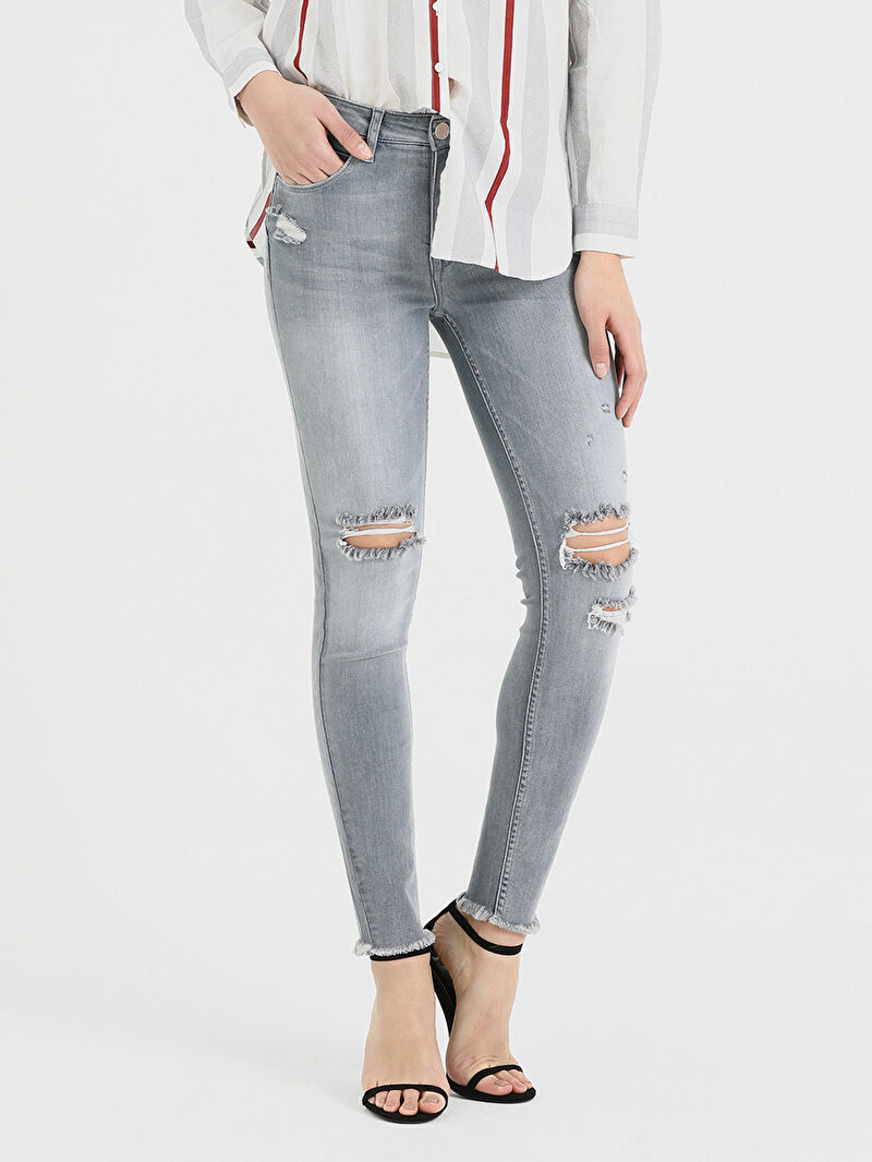 Nicole Skinny Fit Kadın Pantolon