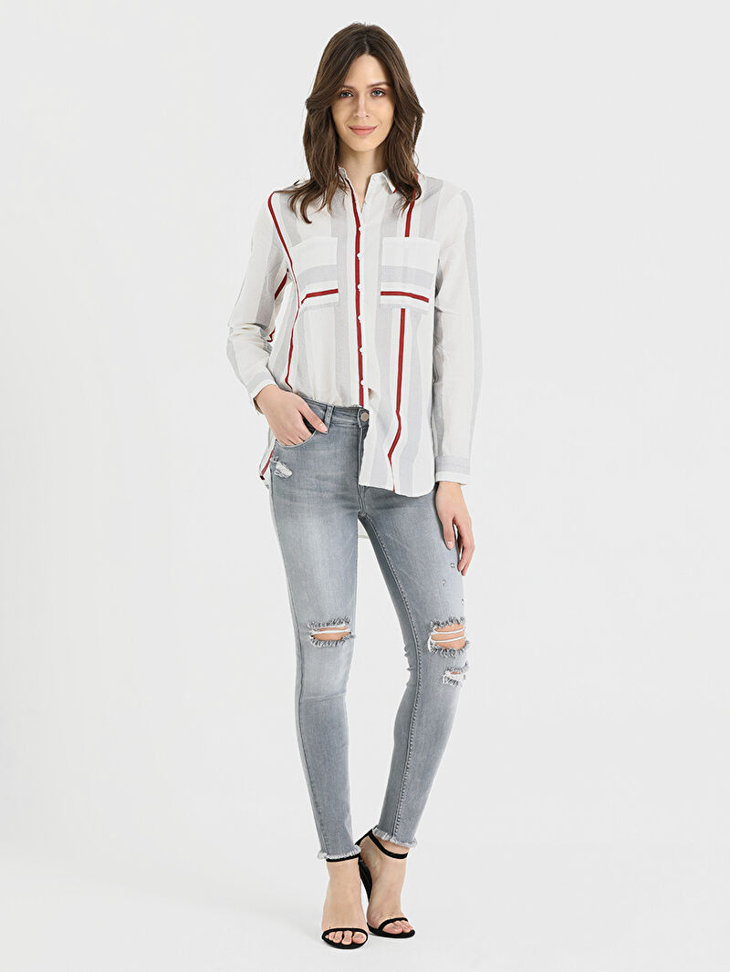 Nicole Skinny Fit Kadın Pantolon