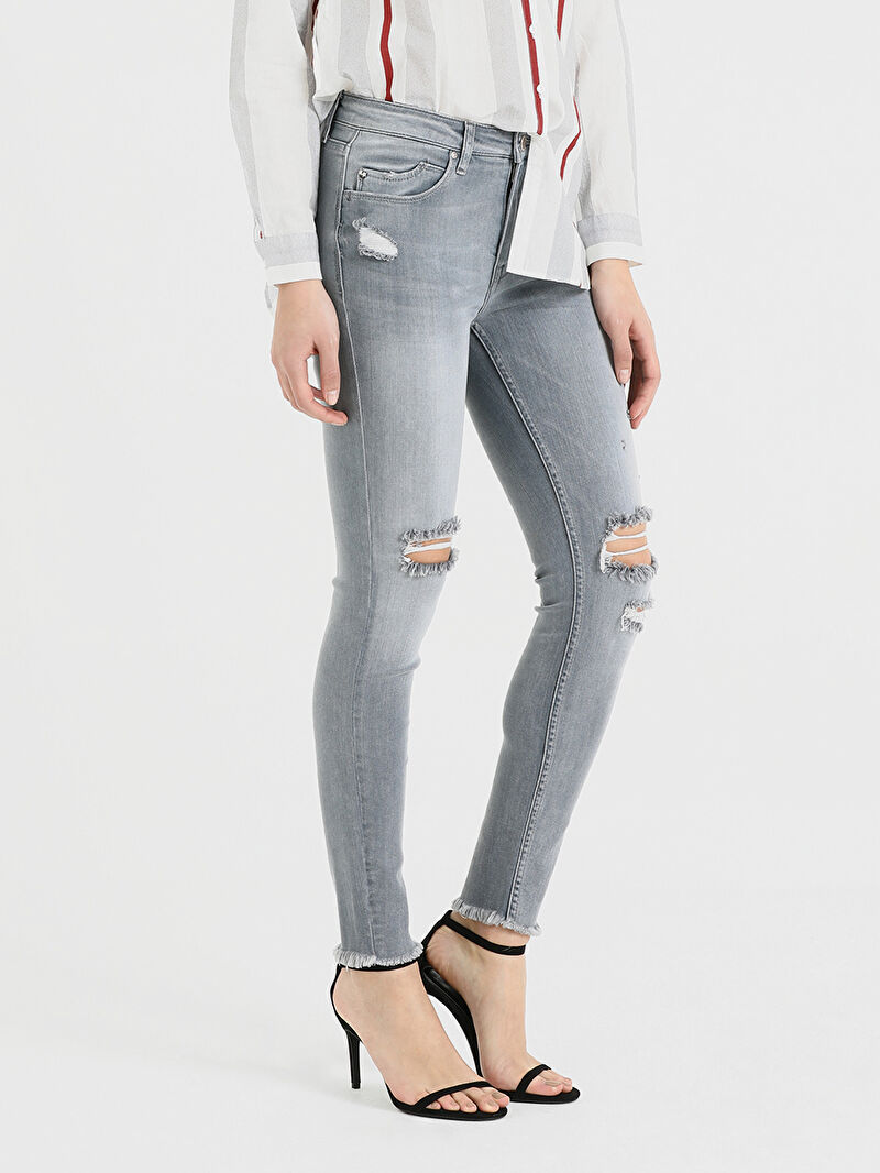 Nicole Skinny Fit Kadın Pantolon