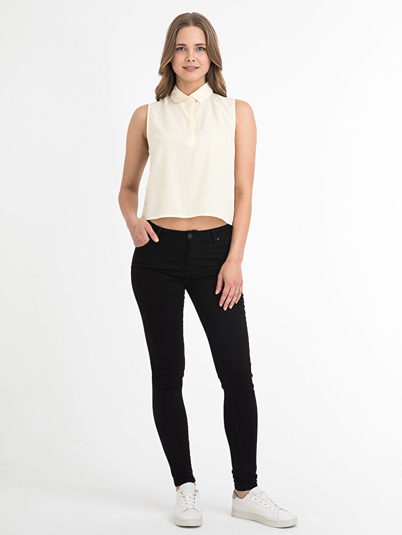 Regular Fit Kadın Bluz K.kol