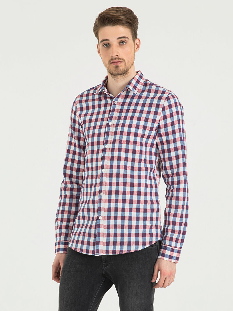 Regular Fit Erkek Gömlek U.kol