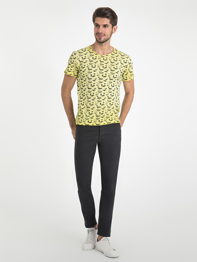 Slim Fit Erkek Tshirt K.kol