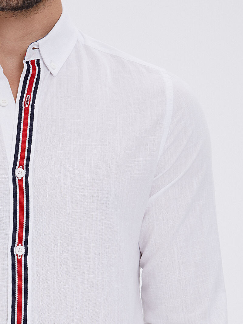 Slim Fit Erkek Gömlek U.kol