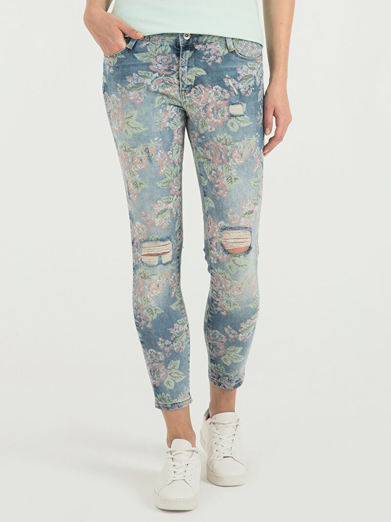 Nicole Skinny Fit Kadın Pantolon