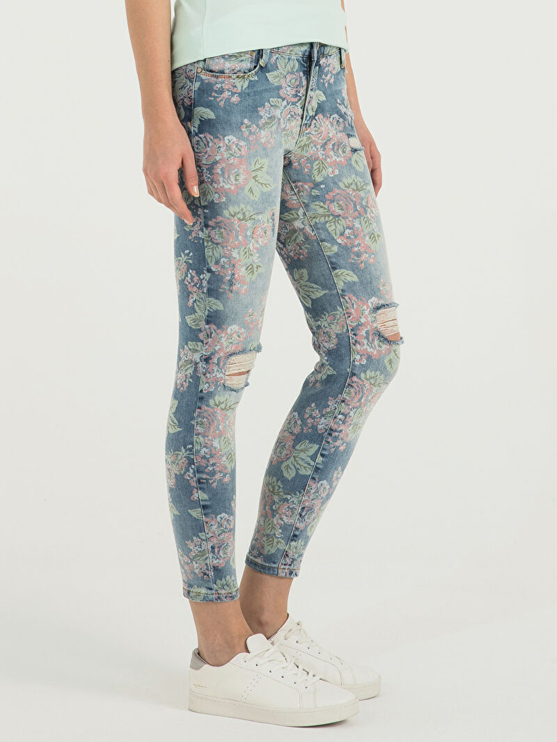 Nicole Skinny Fit Kadın Pantolon
