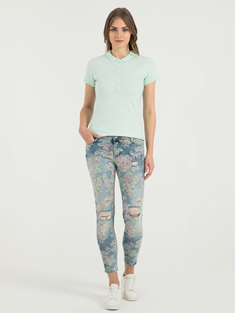 Nicole Skinny Fit Kadın Pantolon