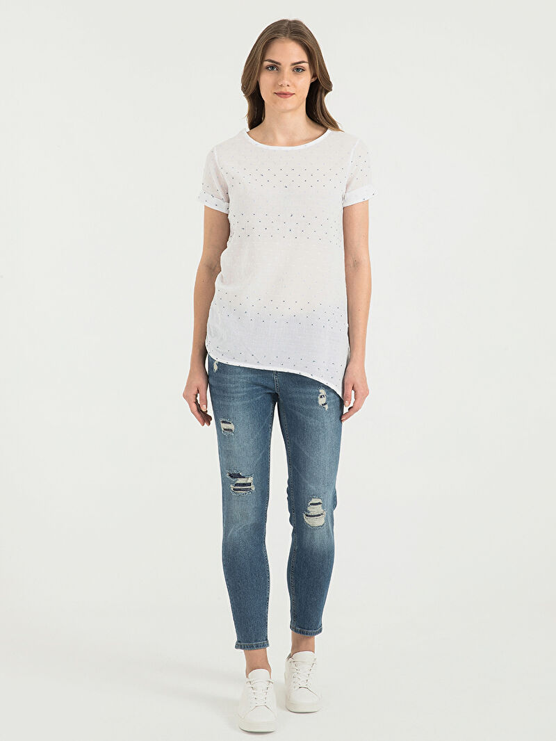 Regular Fit Kadın Bluz K.kol