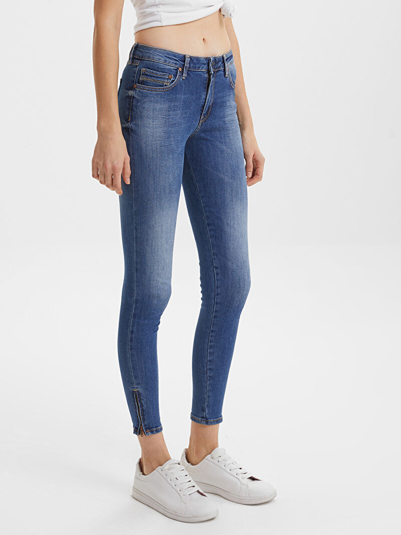 Nicole Skinny Fit Kadın Pantolon