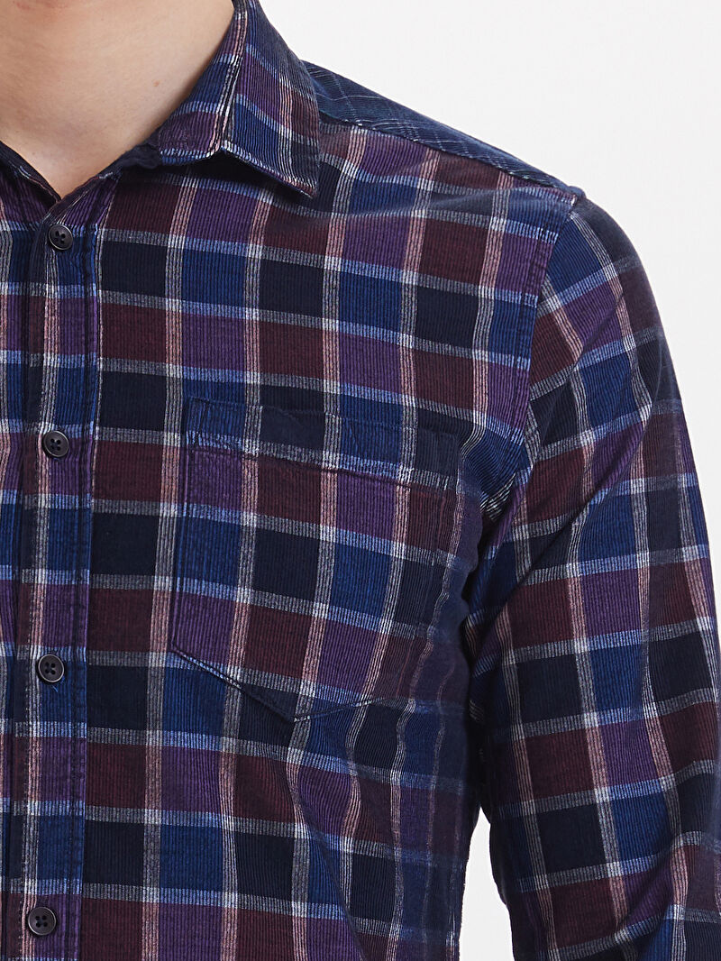 Slim Fit Erkek Gömlek U.kol