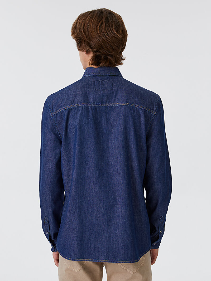 Slim Fit Erkek Gömlek U.kol