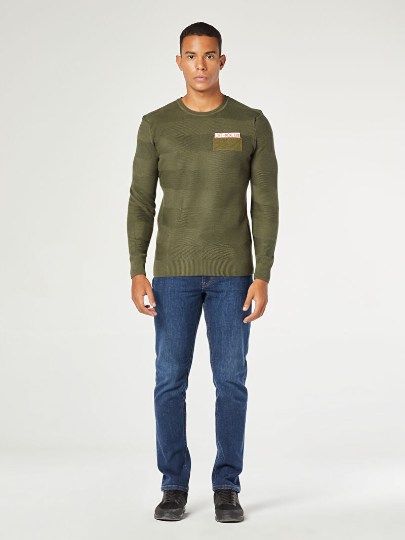 Slim Fit Erkek Kazak