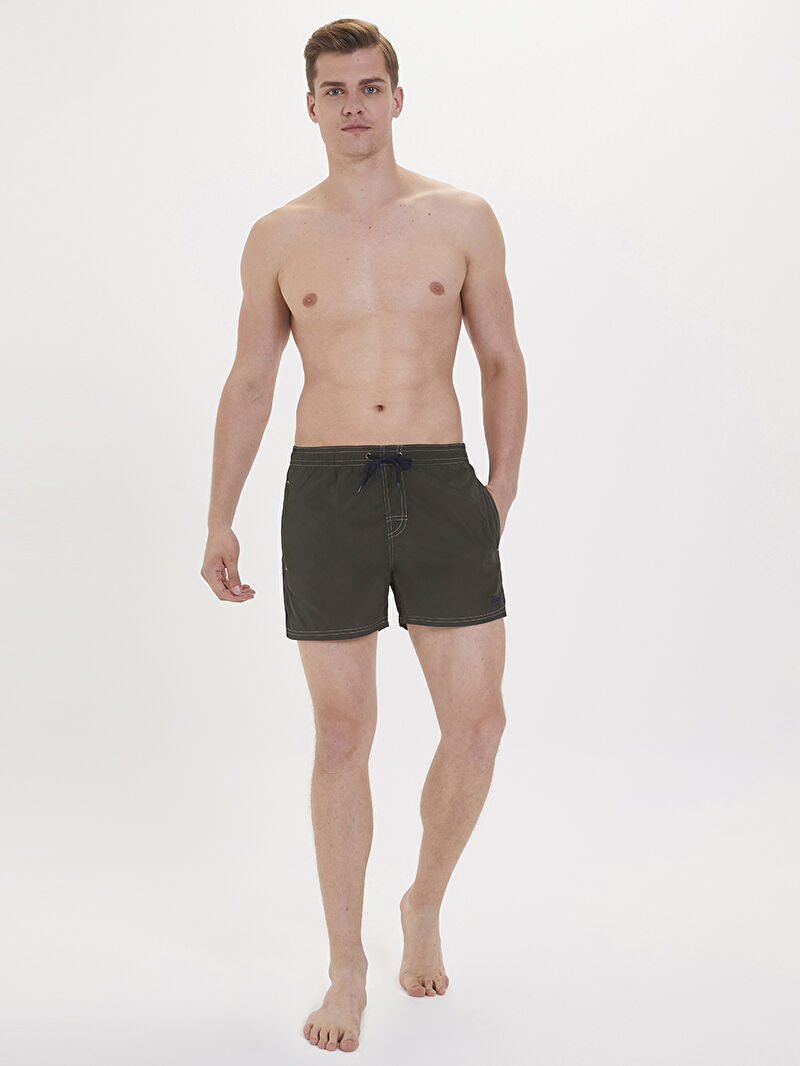 Slim Fit Erkek Deniz Şortu