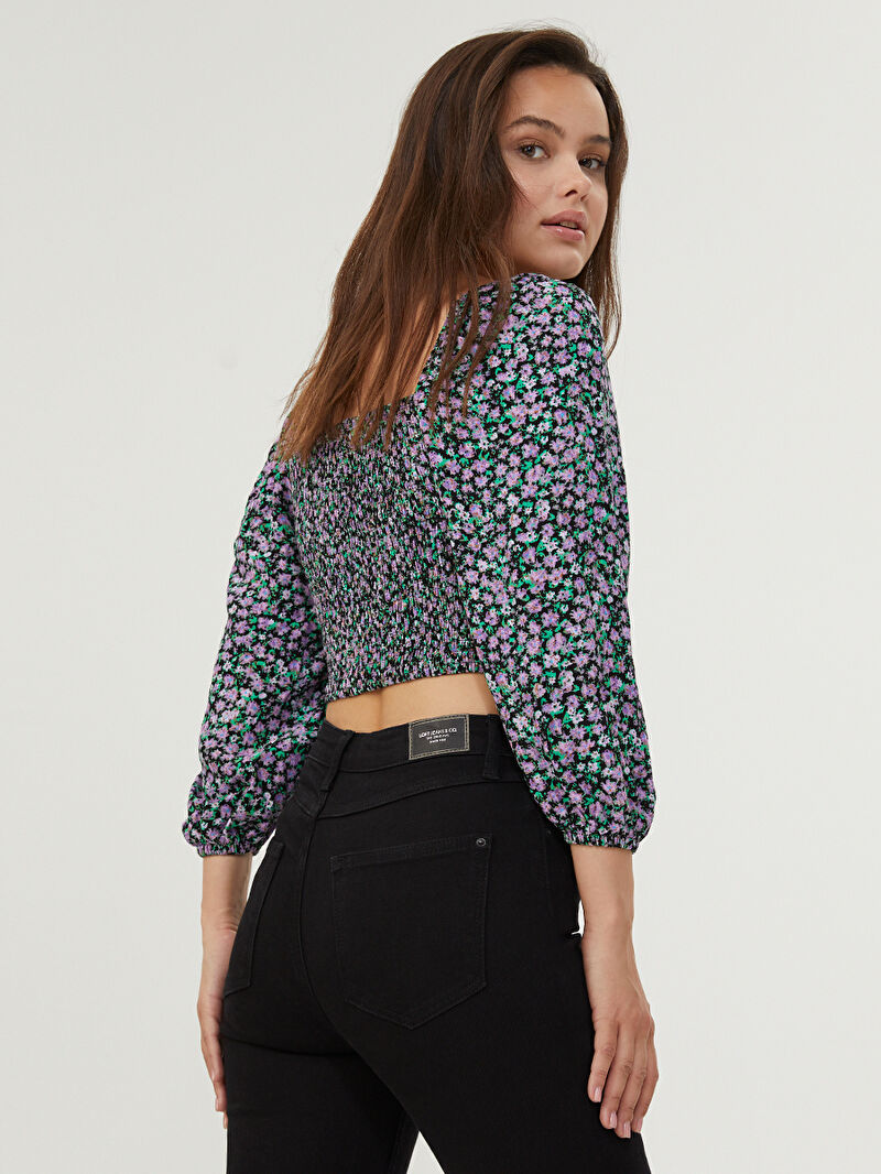 Slim Fit Kadın Bluz U.kol