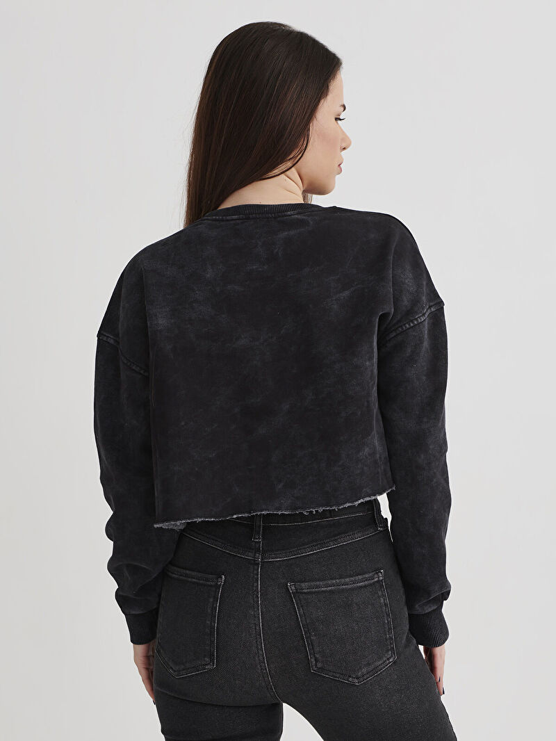 Crop Kadın Sweatshirt