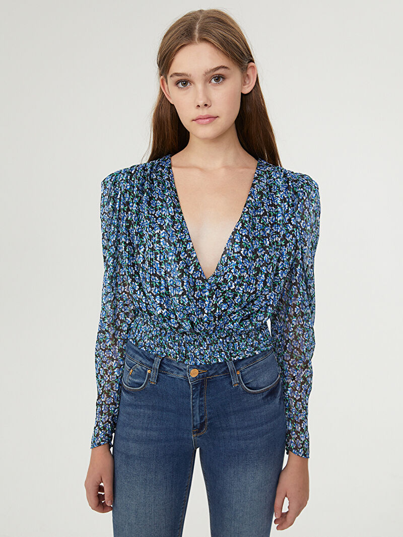 Slim Fit Kadın Bluz U.kol