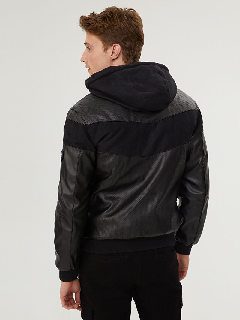 Slim Fit Erkek Mont Pu