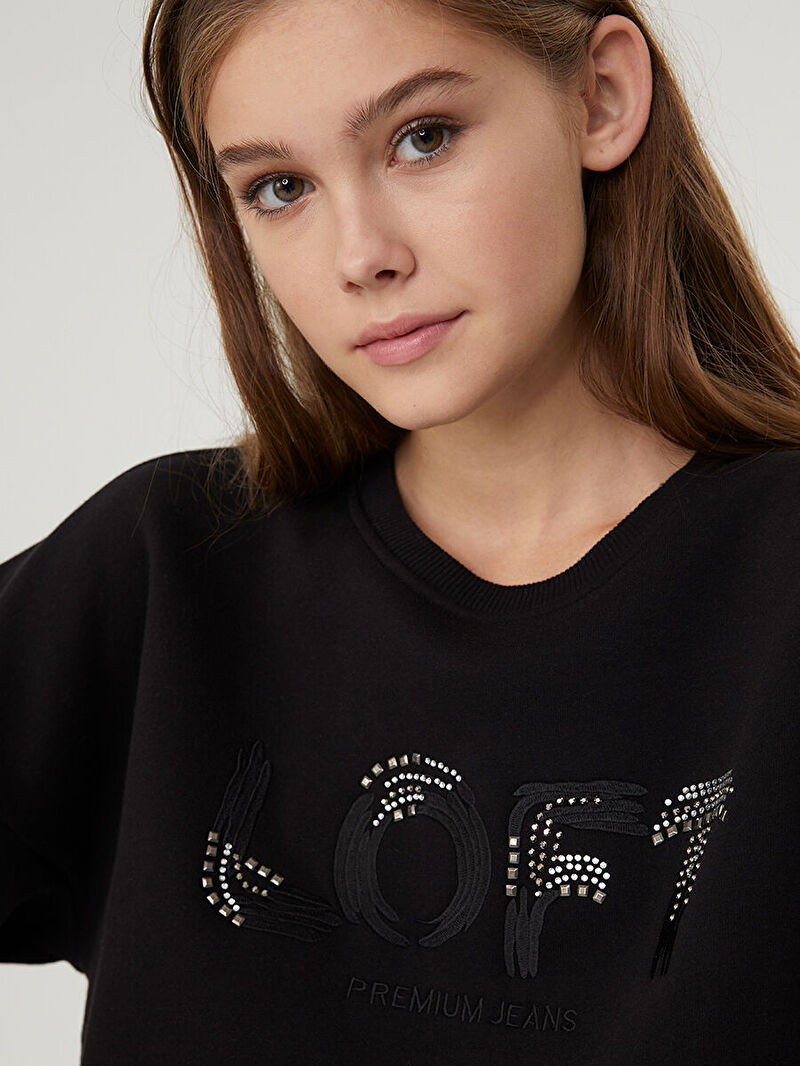Crop Kadın Sweatshirt