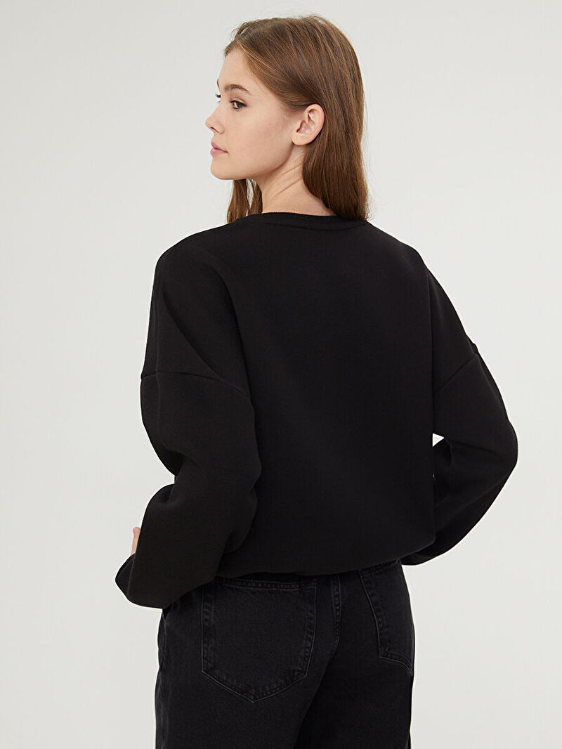 Crop Kadın Sweatshirt