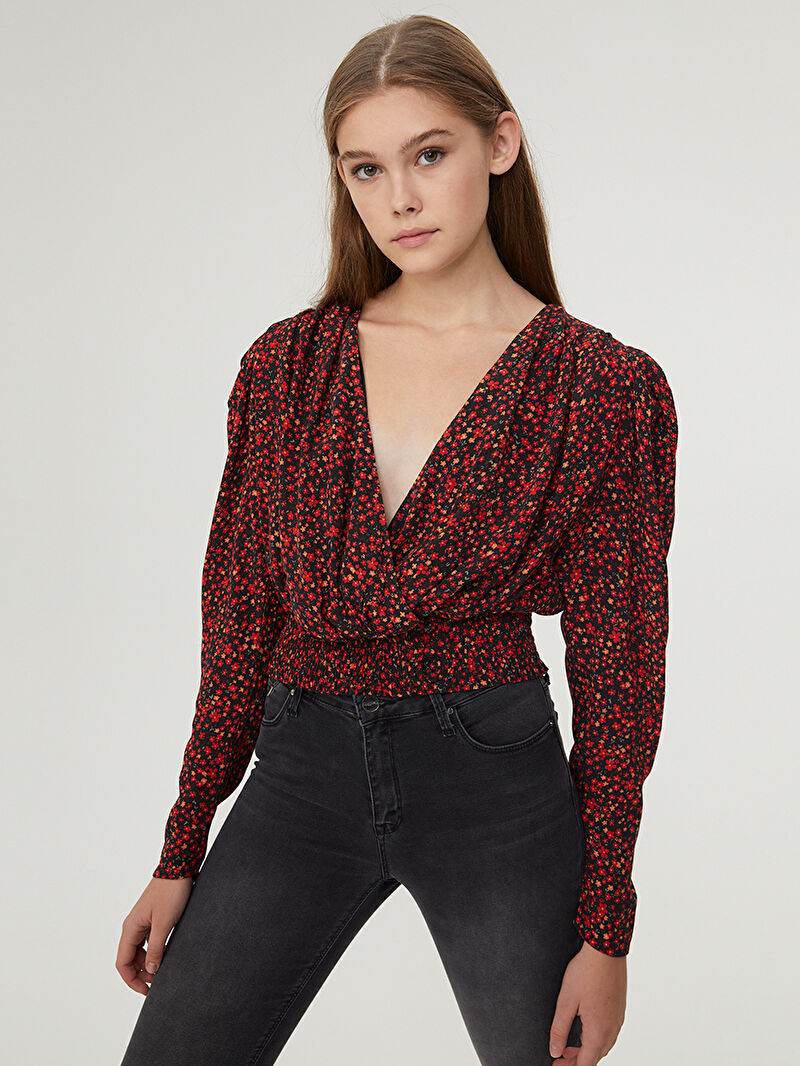 Slim Fit Kadın Bluz U.kol