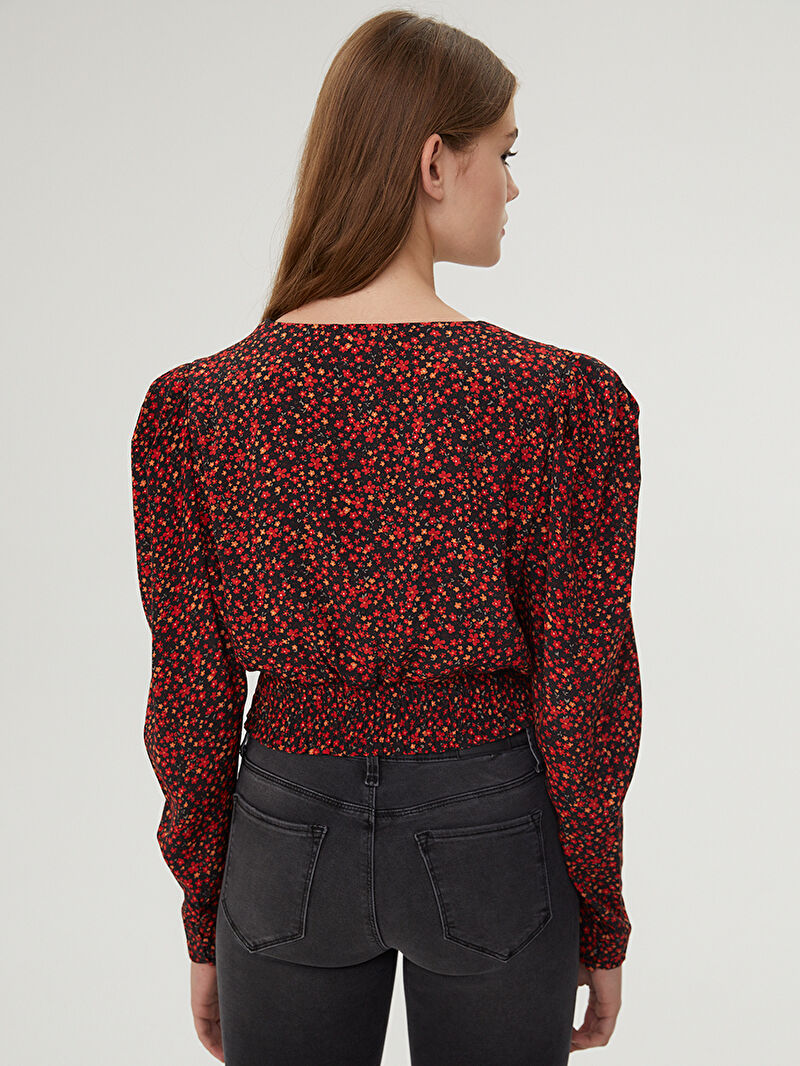 Slim Fit Kadın Bluz U.kol