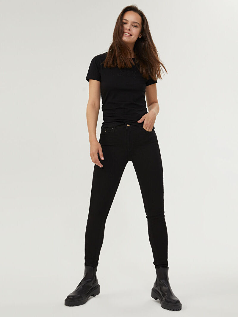 Nicole Skinny Fit Kadın Pantolon