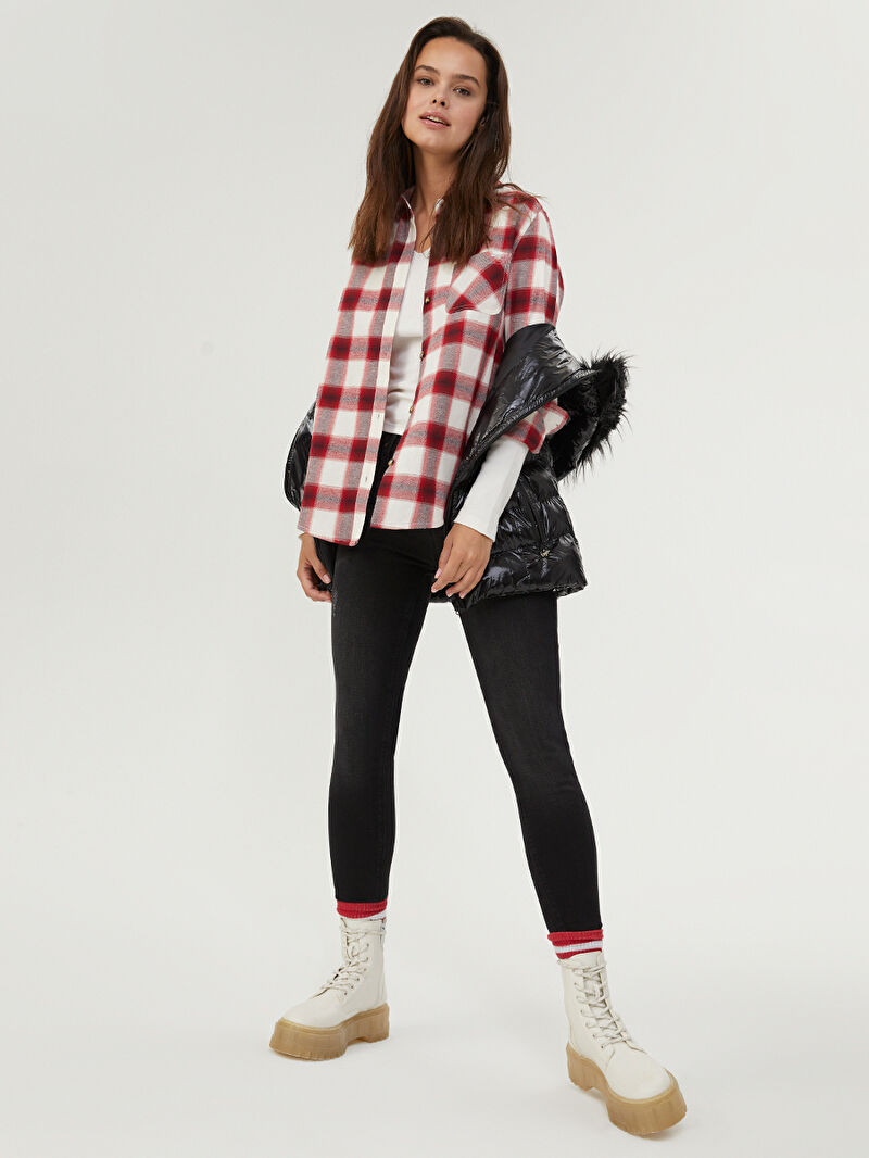 Nicole Skinny Fit Kadın Pantolon