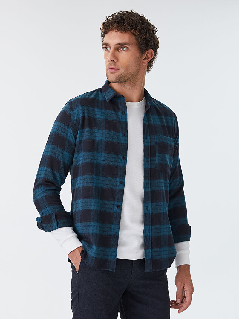 Regular Fit Erkek Gömlek U.kol