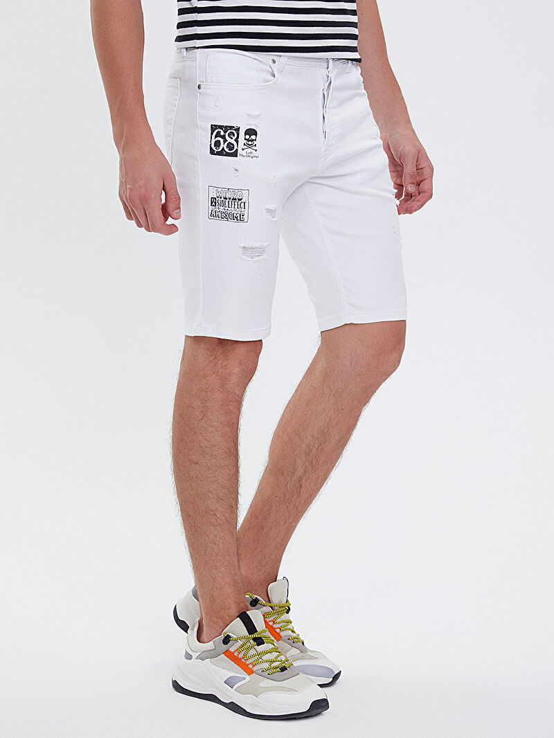 Slim Fit Erkek Şort