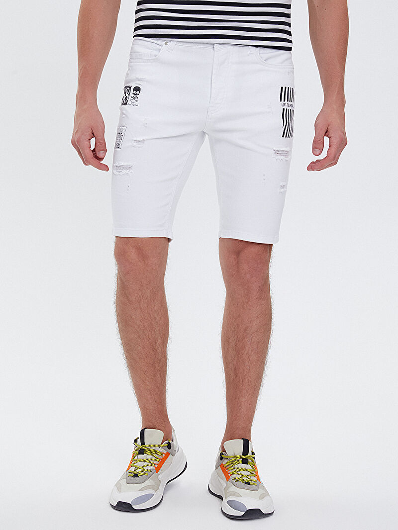 Slim Fit Erkek Şort