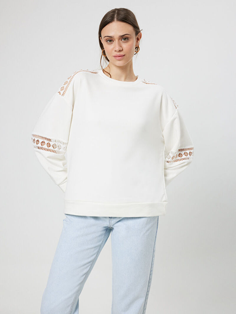 Loose Fit Kadın Sweatshirt
