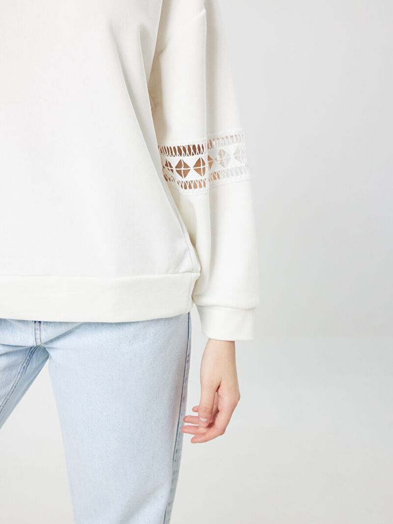 Loose Fit Kadın Sweatshirt