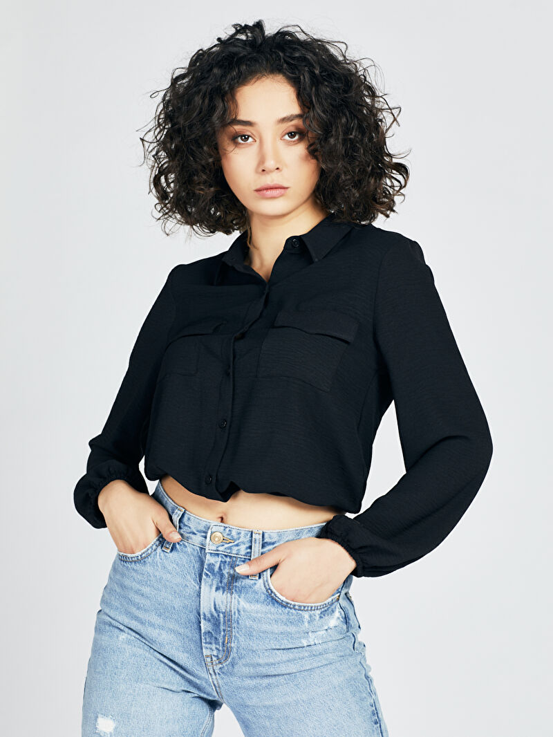 Regular Fit Kadın Gömlek U.kol