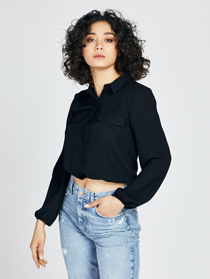 Regular Fit Kadın Gömlek U.kol