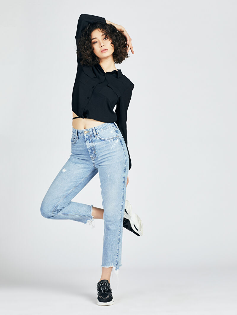 Regular Fit Kadın Gömlek U.kol