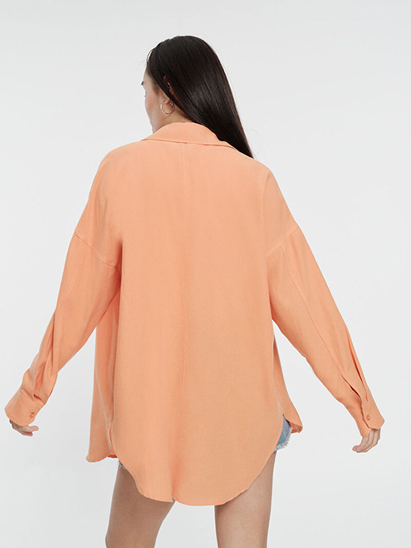 Loose Fit Kadın Gömlek U.kol