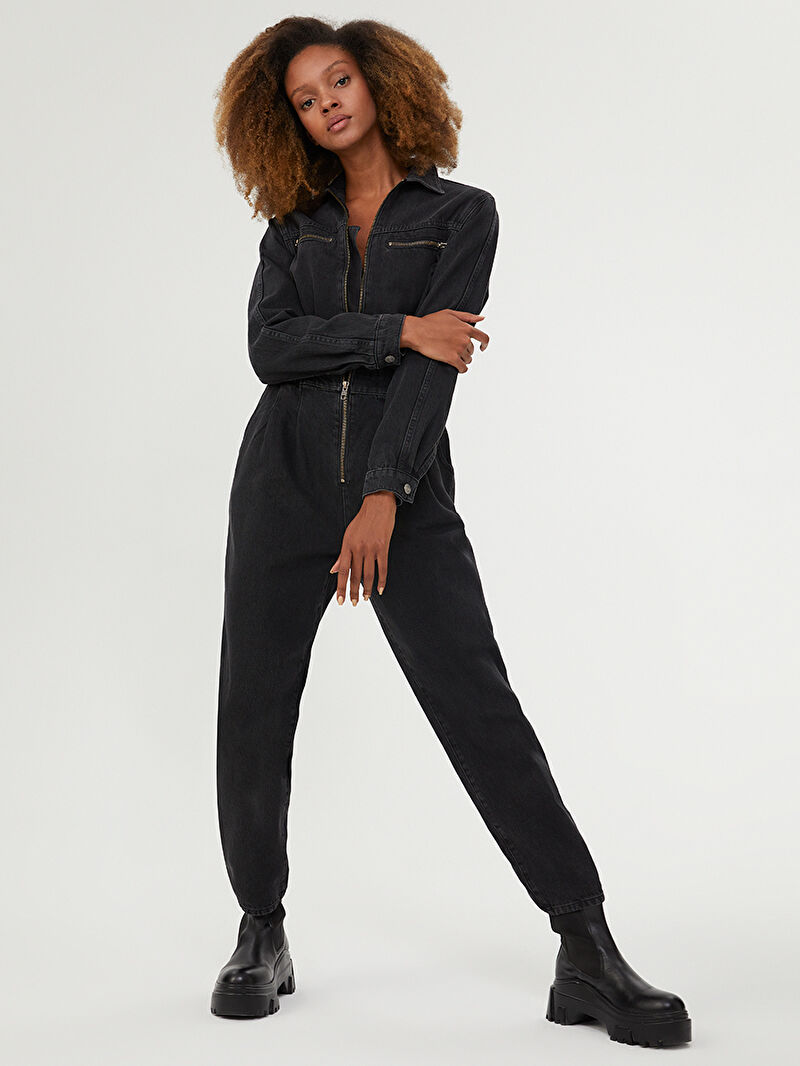 Regular Fit Kadın Tulum