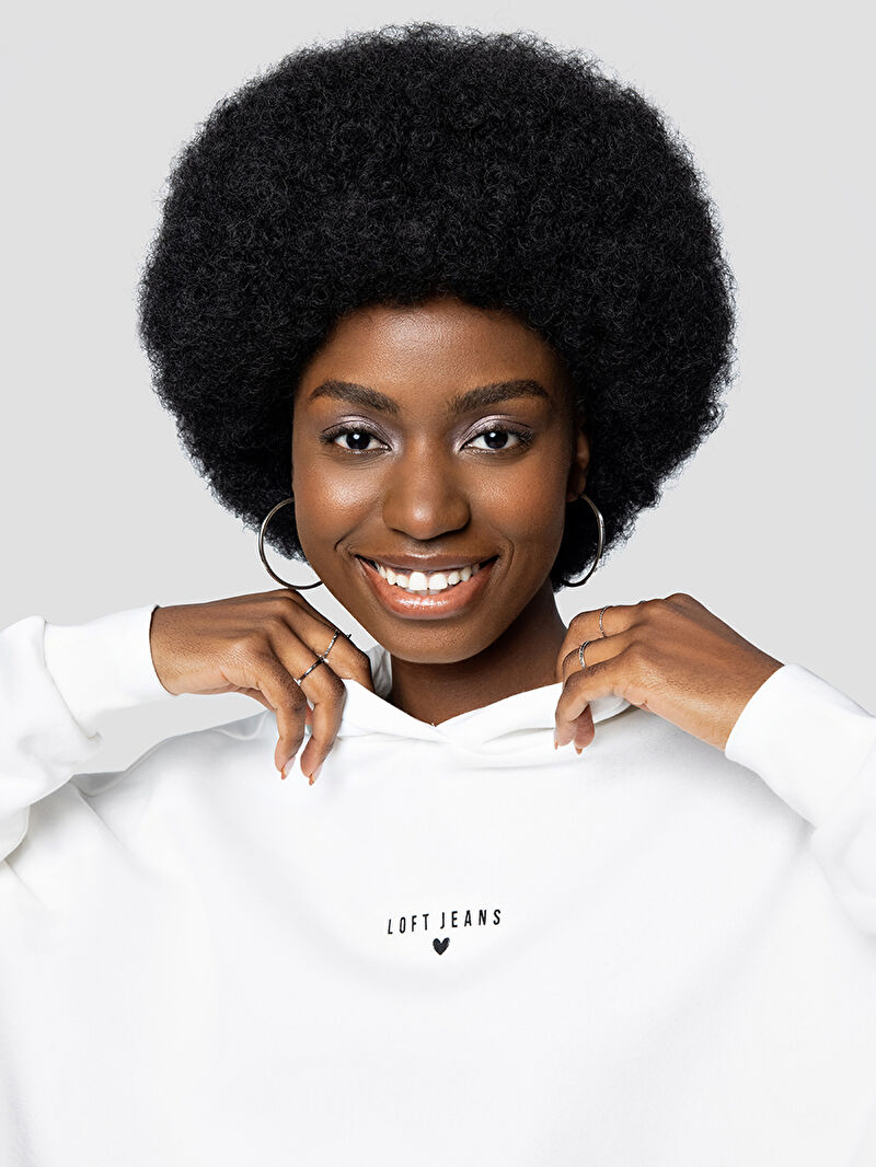 Loose Fit Kadın Sweatshirt