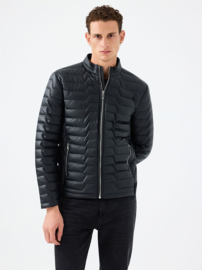 Regular Fit Erkek Mont Pu